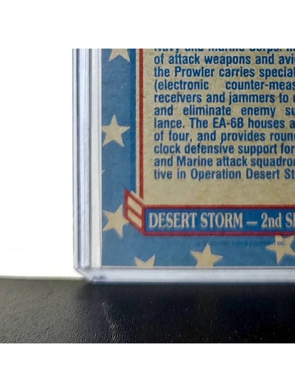 Prowler – The EA-6B 1991 Topps Desert Storm #137 Card